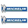 Michelin Sticker Decal Parallel Import 2 (Height 1.8 inches (4.5 cm Width 14.2 cm)