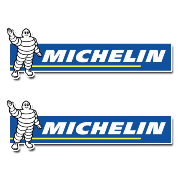 Michelin Sticker Decal Parallel Import 2 (Height 1.8 inches (4.5 cm Width 14.2 cm)