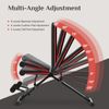 Home Fitness Stool, Foldable Sit-Up Stool, Training Bench with Adjustable Back 