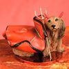 Dachshund (Longhair red) Dog Devil Figurine