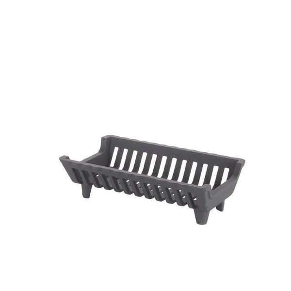 Liberty Foundry Fireplace Grate 15" Premium Cast Iron Heavy-Duty+1.5" Clearance