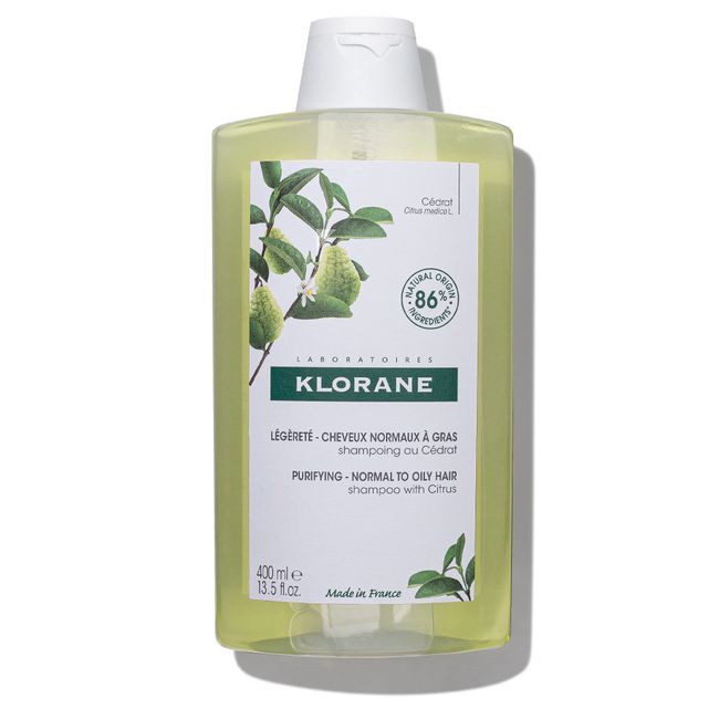 Klorane – Purifying Shampoo with Citrus – Clarifies & Detoxifies Hair & Scalp, Removes Buildup – Silicone, Paraben & Sulfate Free – 13.5 fl. oz.