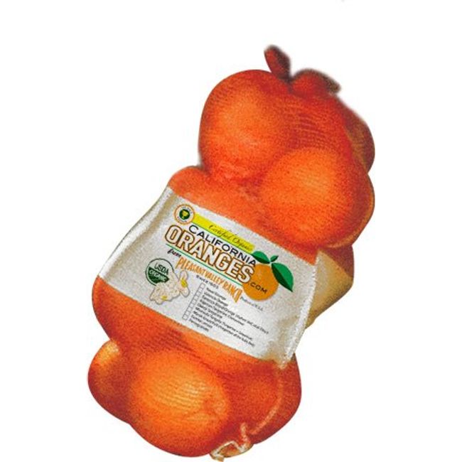 Large Bag of Organic California Valencia Oranges