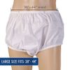MABIS Waterproof Incontinence Underwear for Disabled, Elderly, Handicapped, Potty Training, Pregnancy or Postpartum, Snap On, Large 38-44 Inches