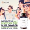 Pure OptiMSM MSM Powder - MSM Supplement - Joint, Skin, Hair, Nails - Kosher, Vegan, Gluten Free, Non-GMO, No Pesticides or Herbicides - 16 oz (Pack of 1)