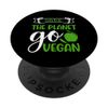 Veganes vegetarisches Gemüse auf Pflanzenbasis PopSockets mit austauschbarem PopGrip