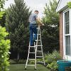 Telescoping Ladder A Frame 17 FT Extension Multi-Function for Homework