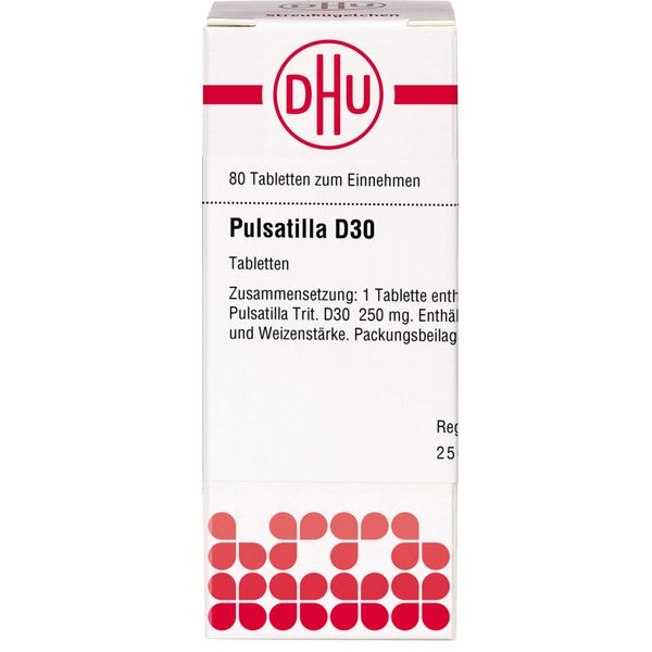 DHU Pulsatilla D30 Tabletten, 80 St. Tabletten