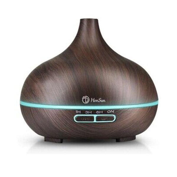 Essential Oil Diffuser Cool Mist Aroma Therapy 7 Color 500ml Set 1,3,6 Hours ON