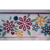 Pink Flowers Peace Sign Wallpaper Border TR105860