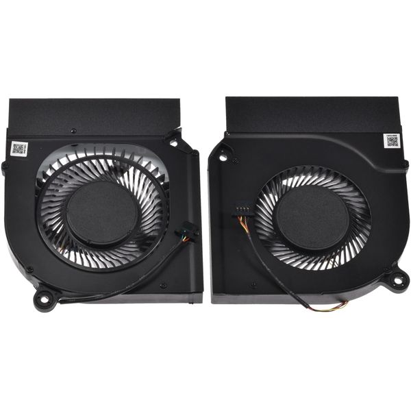 LPUK CPU and GPU Cooling Fan Replacement for Acer Predator Helios 300 PH315-53 p/n: DC28000QEF0 & DC28000QDF0