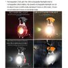 Camping Small LED Mini COB Flashlight Pocket Keychain USB Rechargeable Outdoor
