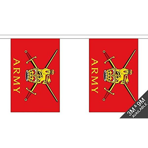 British Army Bunting (30 flags) 9m