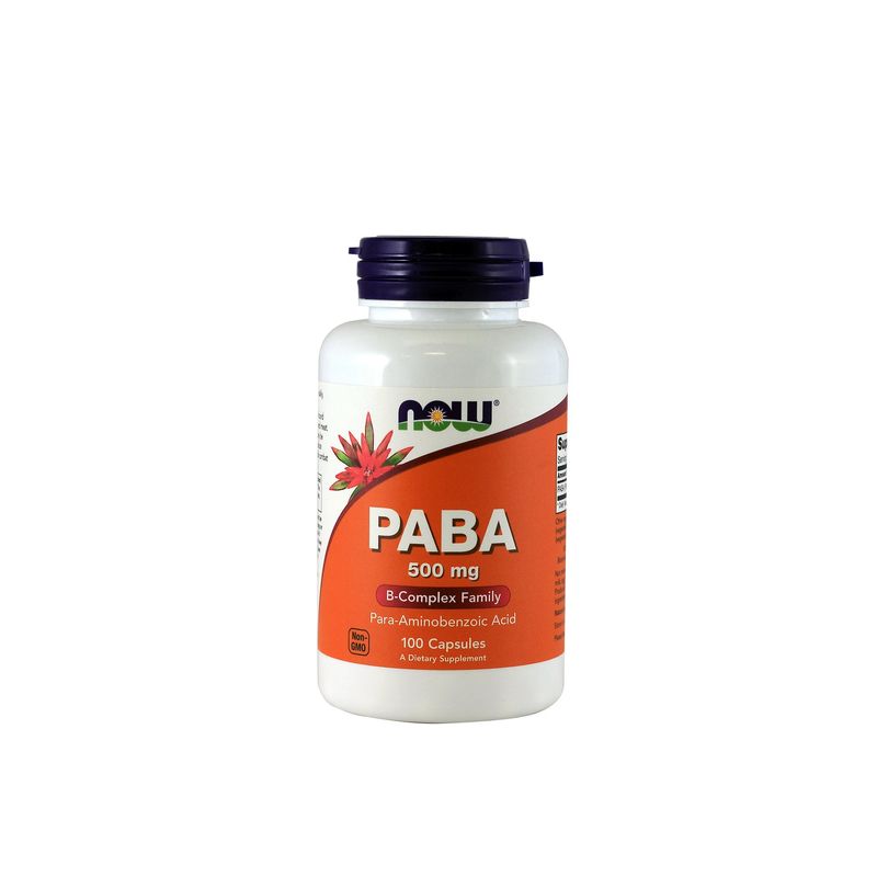 NOW Paba 500mg , 100 Capsules(Pack of 3) - Online Marketplace - EveryMarket