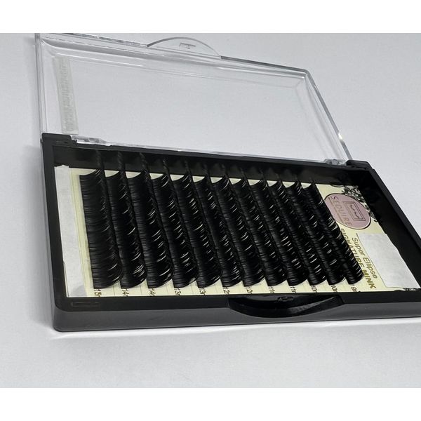 CASHMERE Flat Lashes Classic EyeLashes Inidividual Semi Permanent Split Tip Extensions FLUFFY (0.20 D 11mm)