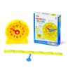 Learning Resources 24-Hour Number Line Clock Single Student Set, Yellow
