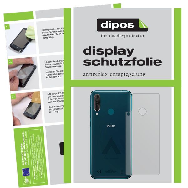 5x Screen Protector for Wiko View 3 back Protection Matte Anti Glare dipos