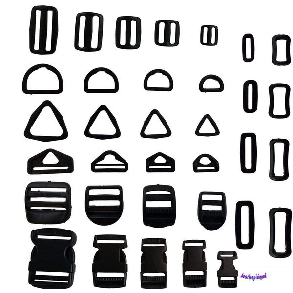 Be-Creative ASSORTED BUCKLES TRIANGLE - 25mm (2pcs)