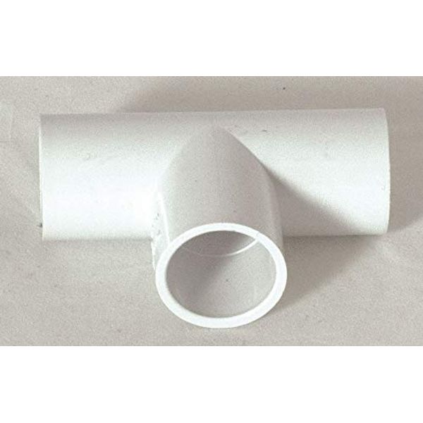 Solvent Weld 21.5mm 90 Degree Overflow Pipe Tee - Pack of 5