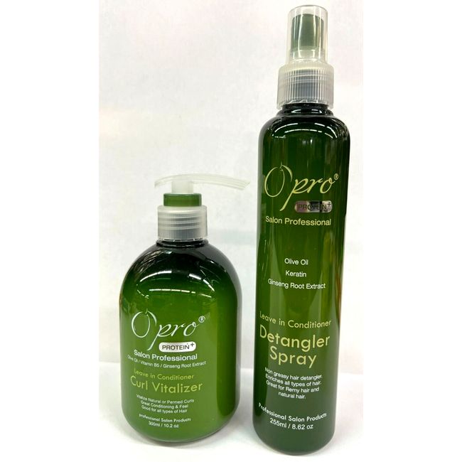 Opro Protein+ Leave in Conditioner Detangler Spray &  Curl Vitalizer