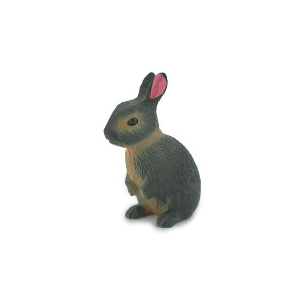 Model Rabbit, Hare, Bunny Toy, Figure, Realistic, Replica, Gift, 2" CH708 BB174