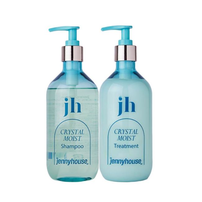 Jennyhouse [Jennyhouse] Crystal Moist Shampoo &amp; Treatment (475ml each) Damage Care Hair Care Shiny Hair Moisture Shine Moisturizing Foam Sensitive Skin Hair Moist Dryness Urupuru Fragrance Citrus Amino Acid Silk Extract Free Shipping Same Day Shipping