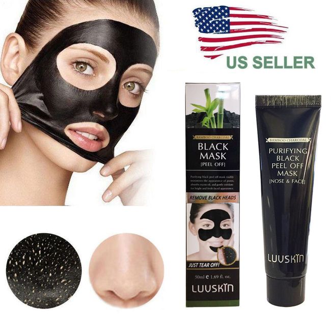 Blackhead Remover Deep Cleansing Acne Peel Off Bamboo Charcoal Face Mask