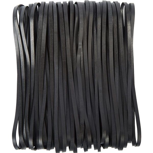 AMUU Rubber Bands Black 12inch Large 35 Pieces Heavy Duty Large Rubber Band for File folders Trash Can Band Set Elastic Bands for Office Home Supplies use Size Giant Rubbers Bands Big