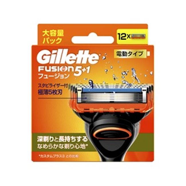 [P&amp;G] Gillette Fusion Electric Type Replacement Blades 12 Pieces [Cosmetics]