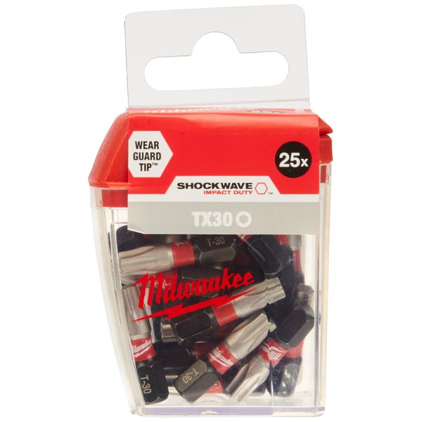 Shockwave™ Impact Duty Bits TX30 25mm (Pack 25)