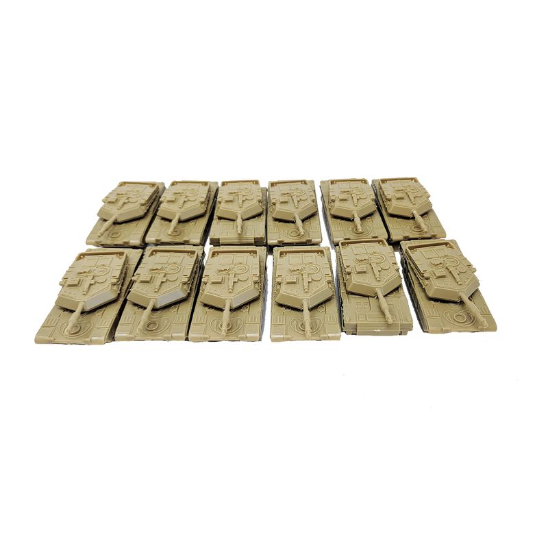 12 pc Armored Military Tanks with Wheels Diorama Sets Toy Aircraft ...