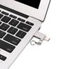 AXYO Type-C Card Reader for MicroSD MicroSDHC MicroSDXC Card Type C USB-A Memory Card Reader Converter Adapter 2 in 1 Card Reader Silver
