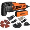 JORGENSEN 4 Amp Oscillating Tool 5°Oscillation Angle Multi-Tool Saw Kit 7-speed