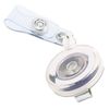 Advantus 75473 Translucent Retractable ID Card Reel, 34-Inch Extension, Clear, 12/Pack