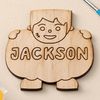 Personalization Universe Halloween Personalized Wooden Paintable Toy