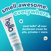 hello All Over Clean & Fresh Deodorant Cream, Aluminum Free Deodorant Cream for Pits, Privates + More, Offers 72 Hours of Freshness, Safe for Sensitive Skin, Vegan, 1 Pack, 3 Oz Tube