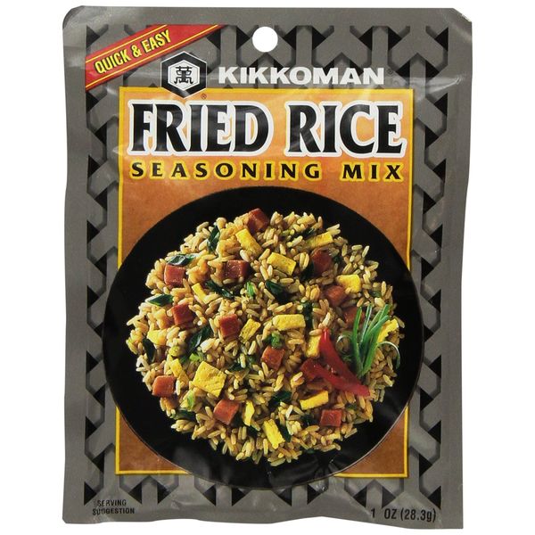 Kikkoman Fried Rice Seasoning Mix (1 oz Packets) 4 Pack