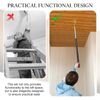 Loft Ladder Pull Down System Kit - Loft Ladder Pull Hook Set, Attic Stairs Hook Extension Pole Set - Attic Storage Hook, Attic Pull Down System Hook Parts Replacement For Home