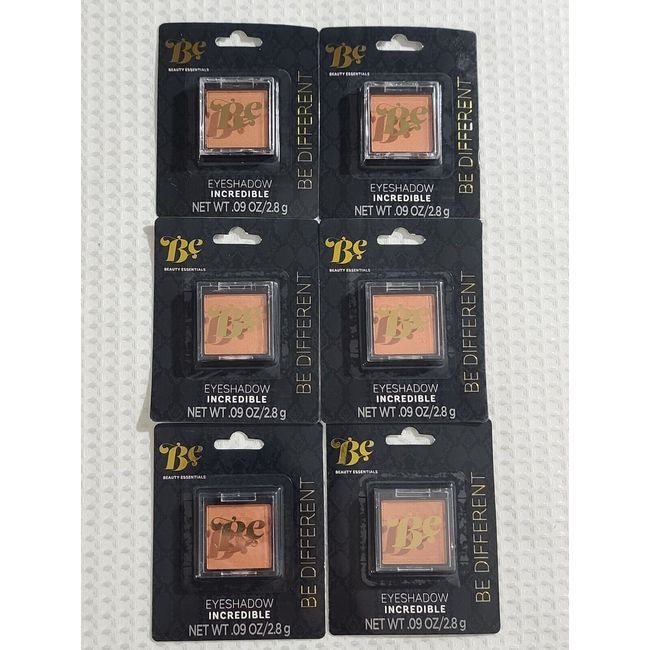 Beauty Essentials Eyeshadow Incredible - 45297 4820-W (6-Pack) - NEW/SEALED