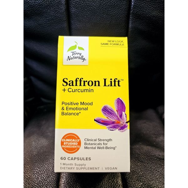 Terry Naturally Saffron Lift + Curcumin Mood 60 caps EXP 09/27