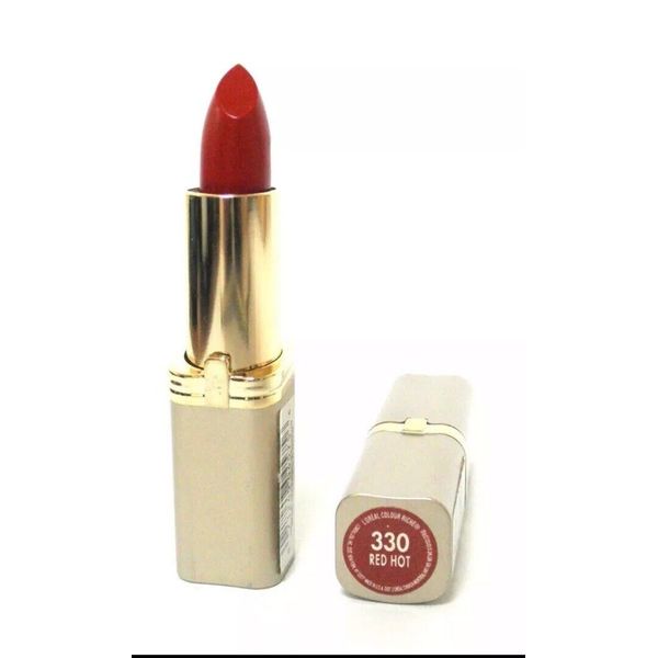 L'Oreal Colour Riche Lipstick Red Hot 330 L’Oréal Cosmetics NEW