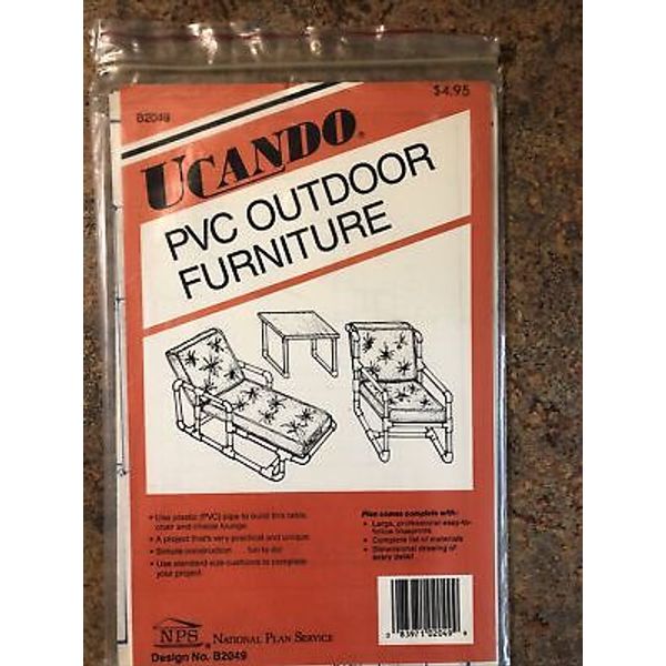 Ucando PVC Outdoor Furniture Building Plans NPS B2049