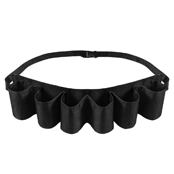 Biergürtel Portable Trinker,Bier Gürtel,Alkohol Gürtel,Schnapsgürtel,Bier Getränkedosengürtel Kann 6 Dosen Aufnehmen,Klopfer Gürtel,Schnaps Gürtel Für Camping Wandern Outdoor Party (Schwarz)