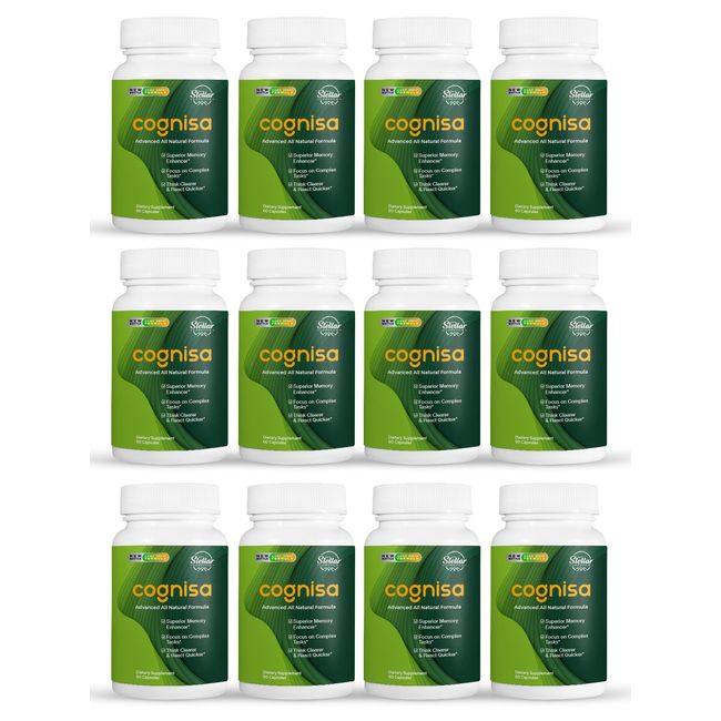 12 Pack Cognisa, support memory and focus-60 Capsules x12