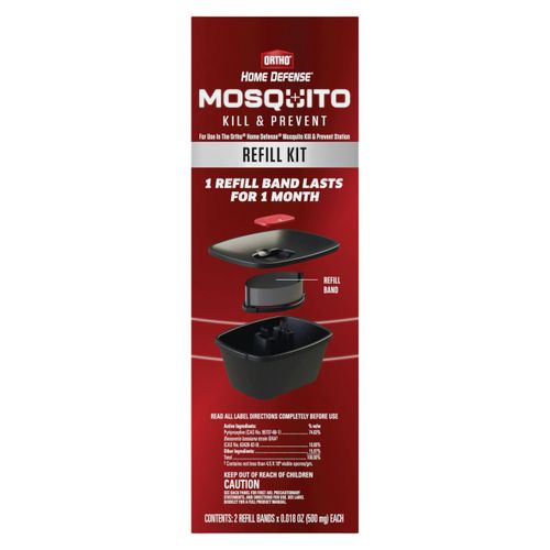 Ortho Home Defense Mosquito Kill and Prevent Refill Kit, for Use in Mosquito Stations, 2 Refill Bands