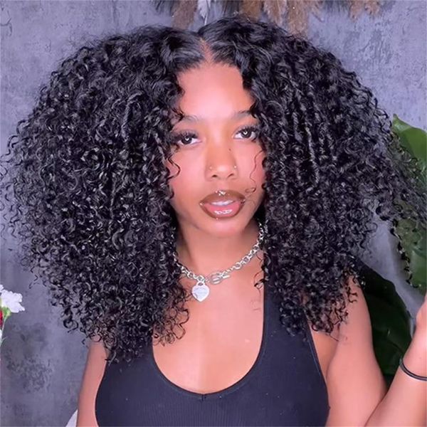 Wiggins Hair Ready And Go Glueless Wigs Human Hair Pre Plucked Curly Lace Front Wig Human Hair Glueless Wigs Human Hair Pre Plucked Pre Cut 13x4 HD Lace Front Wig Glueless Wigs For Women 18 Inch