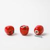Ceramic Apple Cabinet Knobs, Kitchen Drawer Knobs, Country Decor - 5 Sets (10 Apple Pulls)
