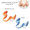AIRMAX Nasal Dilator for Better Breathing – Natural, Comfortable, Breathing Aid Solution for Maximum Airflow and Reduced Nasal Congestion (Small - Blue)