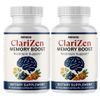 ClariZen Natural Nootropic Formula for Memory & Focus Support - 2 Bottles