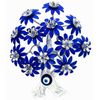 Beautiful Blue Evil Eye Fortune Lucky Tree Flower Statue Deocration Gift